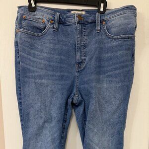 Women's Madewell Denim Jeans size 32 Cali Demi Boot Style